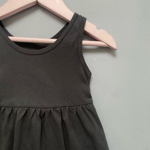 Сарафан Primark дитячий бавовняний 68 см (3-6 міс) темно-коричневий 82466137 фото