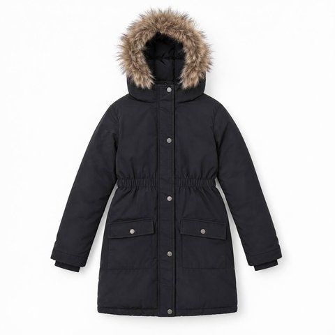 Куртка Pepperts парка дитяча підліткова на дівчинку холона осінь/весна 170 см (14-15 років) чорна 148283196 фото