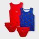 Комплект білизни Primark набір білизняний майка 2 шт. + труси 2 шт. SpiderMan Людина Павук Спайдер Мен 110 см (4-5 років) синій, червоний 125911033 фото 1