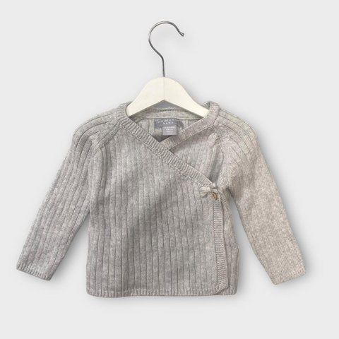 Кофта Primark в'язана трикотажна дитяча 68 см (3-6 міс) сіра 116471202 фото