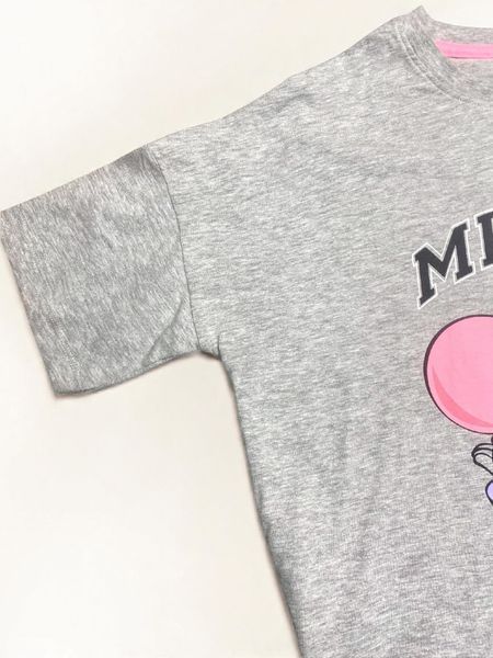 Костюм Primark комплект дитячий підлітковий літній Мінні Маус футболка+шорти на дівчинку 146 см (10-11 років) сірий 102111283 фото