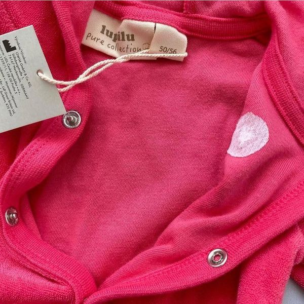 Кофта Lupilu махрова з капюшоном дитяча на дівчинку 86-92 см (1-2 роки) рожева 96632913 фото
