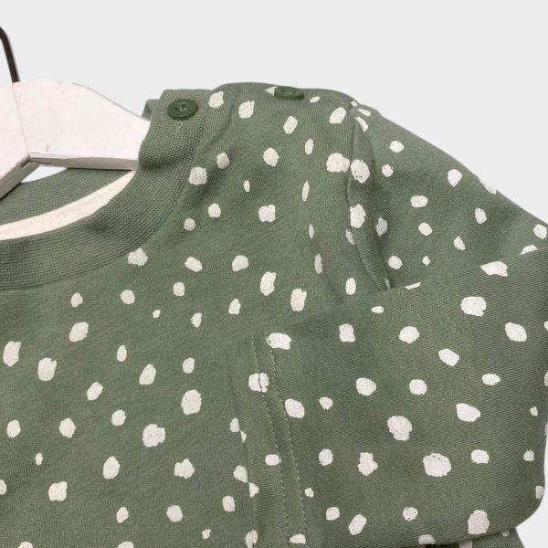 Кофта реглан Primark лонгслів бавовняний дитячий 68 см (3-6 міс) зелений 130952814 фото