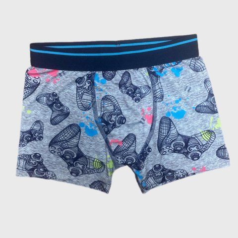 Плавки Primark пляжні для плавання дитячі на хлопчика принт Gamer 116 см (5-6 років) сірі 128055257 фото
