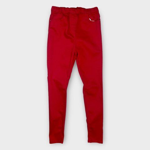 Штани Matalan модель джегінси з котону підліткові на дівчинку 158 см (12-13 років) червоні 114600412 фото