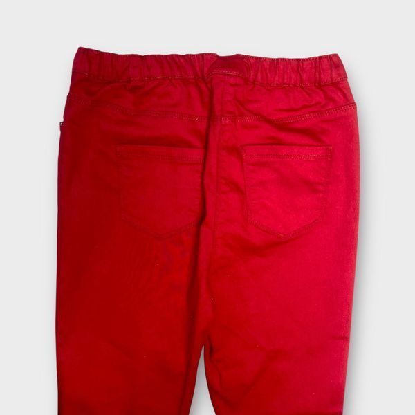 Штани Matalan модель джегінси з котону підліткові на дівчинку 158 см (12-13 років) червоні 114600412 фото
