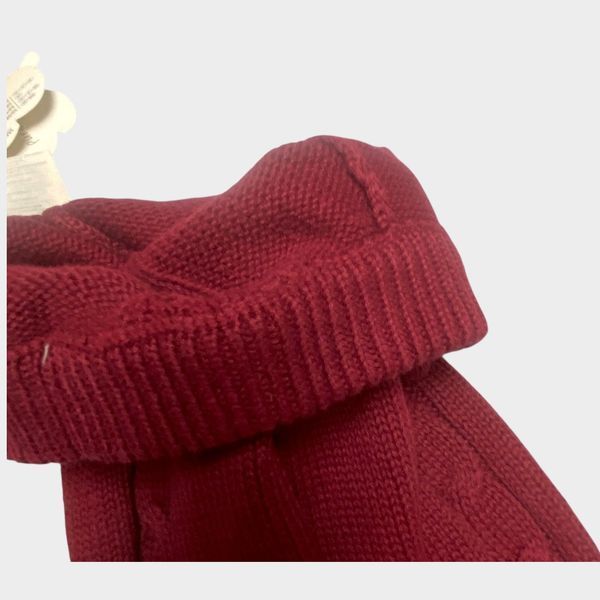 Костюм Lupilu в'язаний дитячий трикотаж кофта + штани 50-56 см (0-2 міс) бордовий 128588267 фото