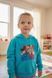 Кофта худі Lupilu з капюшоном дитяча на дівчинку двунитка аплікація Lego Friends Лего 122-128 см (6-8 років) блакитна 116471102 фото 2