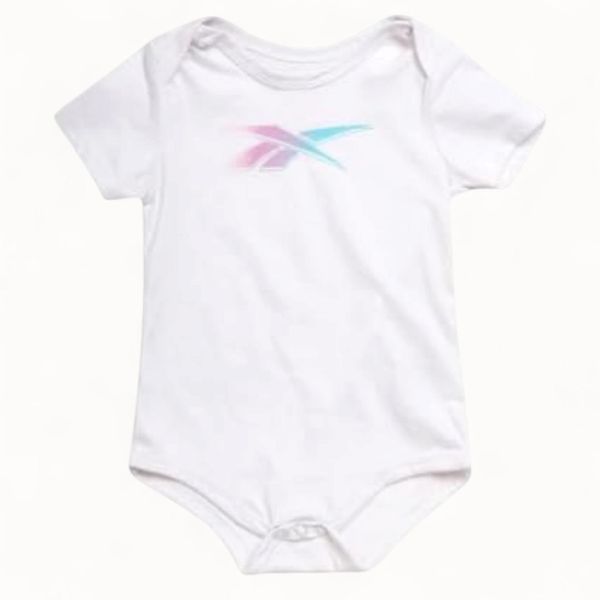 Костюм Reebok комплект боді + кофта + штани на флісі дитячий на дівчинку 62 см (0-3 міс) рожевий, білий, сірий 132061591 фото
