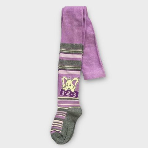 Колготи Be Snazzy бавовна трикотаж дитячі на дівчинку з візерунком 128-134 см (8-9 років) бузкові 114285308 фото
